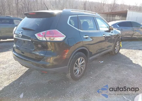 2015 Nissan Rogue Sl z USA, uszkodzony, nr VIN 5N1AT2MV7FC876130